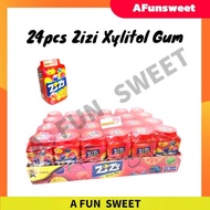 Zizi bottle bubble gum Xyutol gum 24pcs