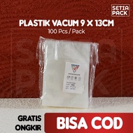 Vacuum Food Plastic Vacuum Bag 9x13cm 100Pcs