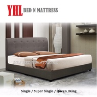 YHL Fabric Divan Bedframe /Divan Bed (13 Colors For Selection / Available In 4 Sizes /Mattress Not Included)