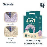 【1 Carton】EZPET Mixed Tofu Cat Litter Pasir Kucing Tofu Cat Litter Toilet Kucing Toufu Cat Sand To