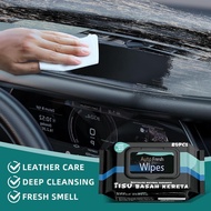【80Pcs】Tisu Basah Serbaguna Kereta | Multipurpose Car Wipes – Anti Debu & Kotoran