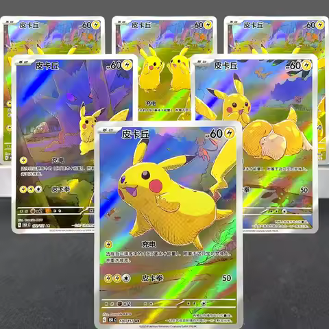 PKM Cards Chinese version 151AR Brigade/King Flying Pikachu Captain Pikachu Pikachu Rare holographic