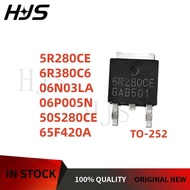 5 Pieces 6R380C6 06N03LA 65F420A 06P005N 50S280CE 5R280CE IPD65R420CFDA IPD06P005N IPD50S280CE IPD06