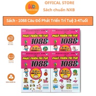 Book - 1088 Intellectual Development Puzzles for 3 - 4 Years Old (Set of 4 Books)