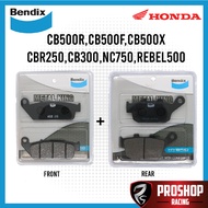 ผ้าเบรค Bendix สำหรับ CBR300CB500RCB500FCB500XNC750