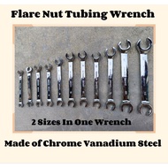 6-27mm Spanar Flare Nut Wrench Tubing Spanner Oil Pipe Paip Open End Sepana