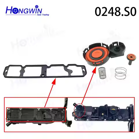 SET 0248.S0 Valve Cover Repair Kit & Gasket For Peugeot Citroen PSA Volvo Ford 1.6hdi 8v 9688939180 