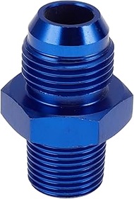 Male Reducer Hose Connector Adapter TF-AN8-3/8 NPT Fuel Line Connector Aluminium Blue