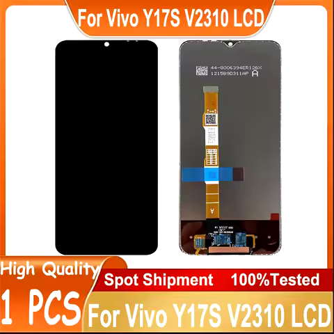 Original For Vivo Y17s LCD Display Touch Screen Digitizer Assembly Replacement For Vivo Y17S Display