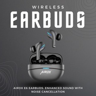 Airox Earbuds Series E5, E6, E7, E8, E9 Environmental Noise Cancellation (ENC) Technology.