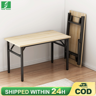 Double Layer Folding Table Dining table Study Table Computer Desk 80/100/120cm Restaurant Table