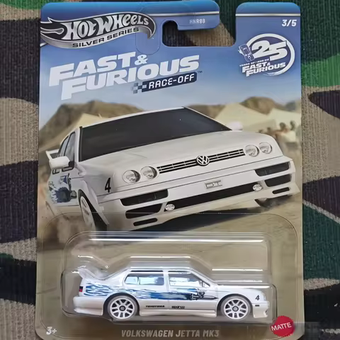 Hot Wheels HNR88-P Fast & Furious Series Toyota Celica Mazda RX-7 Volkswagen Jetta Honda Civic 1:64 