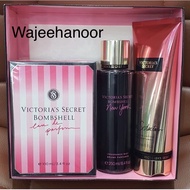 Victoria's Secret Bombshell EDP perfume + New york mist + pure seduction lotion 3 in 1 set