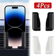 1/2/4Pcs Car Phone Holder Dashboard Auto Seat Back Multifunctional Mobile Phone Bracket Adjustable Width Self Adhesive Phone Mount