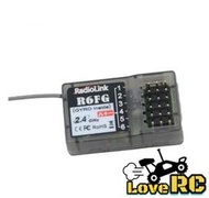 《愛RC》樂迪RC6GS 6通道R6FG接收器 400M距離 (陀螺儀版)