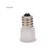 YST  E12 To E14 Bulb Lamp Holder Adapter Socket Converter Light Base Candelabra White YST