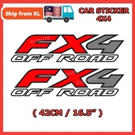 Ford FX4 Sticker 4x4 Offroad Car Body Side Trunk Boot Fender Decal Truck Ranger Raptor Wildtrak