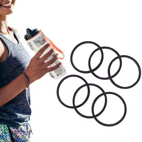 6Pcs Bottle Seal Ring Proof Water Bottle Top Lid Parts Water Bottle Top Lid Gasket for for Stanley Q