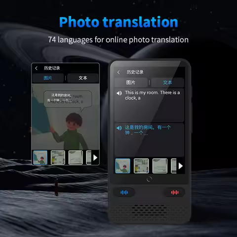 Instant Offline Language Translator Device with Online Offline Translation Instant Voice Translator 