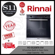 Rinnai 8 Function 70L Built In Oven RO-E6208TA-EM No.1 Brand in Japan *READY STOCKS *INSTALLATION AV