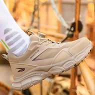 Breathable Work Shoes For Men Anti-smash Anti puncture Safety Shoes Men boots Rotating Button Indest