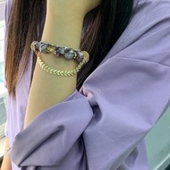 Crystal.EAA 設計款水晶都手鏈 九尾狐菩提 梅花碧璽 Wisteria