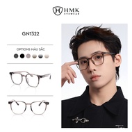 HMK Eyewear Plastic Square Eyeglass Frames Solid and Durable Unisex Fashion Multicolor - GN1322
