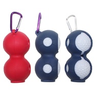 A-6💘Silicone Golf Cover Golf Buggy Bag Golf Storage Bag Double Ball Support Code Sticker OCIX