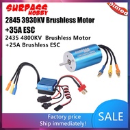 SURPASS HOBBY 2845/3930KV 2435/4800KV  Sensorless Brushless Motor With 35A/25A Brushless ESC Combo  