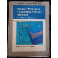 Transport Processes and Separation Process Principles by Christie John Geankoplis 4th Edition