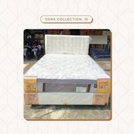 CENTRAL SPRINGBED DELUXE PLUS POCKET 160X200 + DIVAN ORI ( FULL SET )