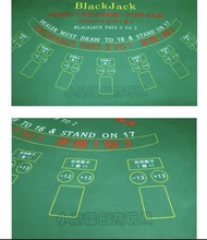 (100%全新新年遊戲) 21點桌布black jack 180x90cm