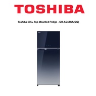 Toshiba 535L Top Mounted Fridge - GR-AG58SA(GG)