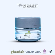 Night Cream Aha Ghaniah Skincare Krim Malam Flek Mencerahkan Melembabkan Kulit Wajah
