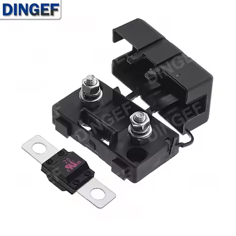 1Set ANS Trumpet Fork Plug Fuse 32V 40A 50A 60A 70A 80A 100A 125A 150A 200A Bolt Fixed Insurance Fil