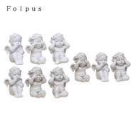 [Baosity11] Angel Statue Tabletop Ornament Cherub Statue Angel Figurine for Home Room