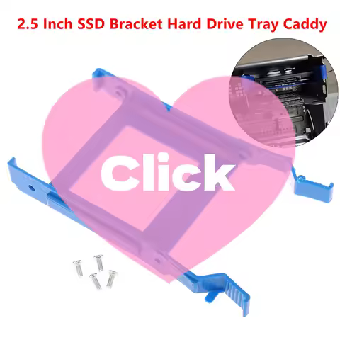 2.5 Inch SSD Hard Drive Disk Rack Bracket HDD Tray Caddy W/Screw For Dell Optiplex 3070 5070 7070 MT