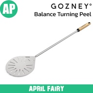Gozney Balance Turning Peel | Pizza Turntable Rotating Pie Stainless Steel Beach Wooden Handle Stron