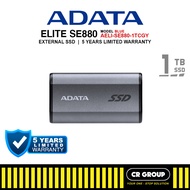 ADATA Elite SE880 Portable External SSD - 1TB/2TB/4TB (5Yrs Warranty)