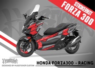 สติ๊กเกอร์ติดรถ สติกเกอร์แต่ง สติกเกอร์ กันรอย Honda Forza 300-350 ลาย Racing