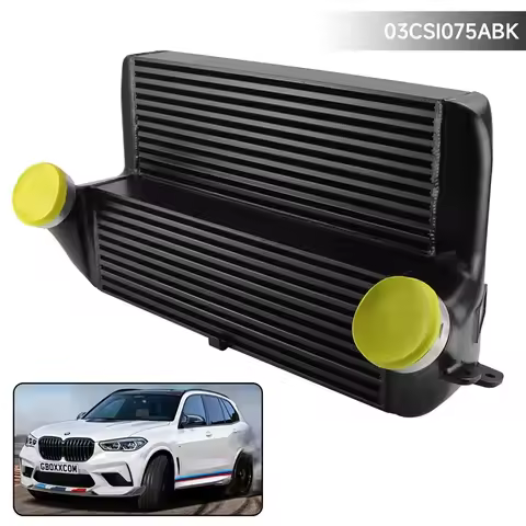 Tuning Competition Intercooler Fit For BMW X5 E70 3.0d / 3.0sd 2006-2010 Black/Silver