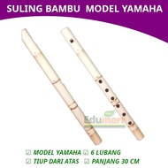 Mainan Seruling Bambu Model Yamaha Suling Enam Lubang 6 Tiup Atas Alat