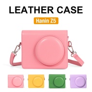 [Light Camera] Hanin Z5 PU Leather Camera Case Soft Protective Case with Strap CAA109