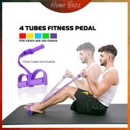 Elastic Foam Pedal Rope Workout Band Resistance Band Tali Workout Getah Di Rumah