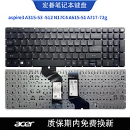 Acer aspire3 A315-53-512 31 32 21 N17C4 A615-51 A717-72g Keyboard