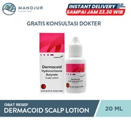 Dermacoid Scalp Lotion 20 ml / Hydrocortisone / Dermatitis &amp; Eksim