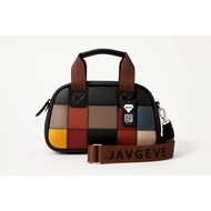 ORIGINAL ELLE RAINBOW JAVGEVE LEATHER SLING BAG