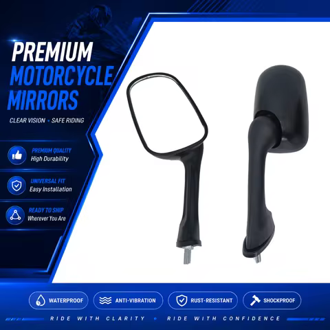 Motorcycle Side Rearview Mirrors Compatible With Honda CBR250RR, For CBR400RR, VFR400, RVF400, NSR25
