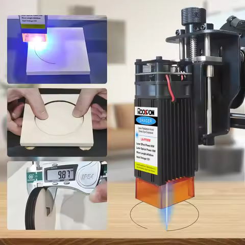 80W Laser Module with Air Assist 40W 80W Laser Engraving Head 450nm Blue Laser-Head for CNC Laser Cu
