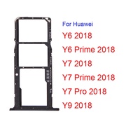 SIM Card Tray Holder Replacement For Huawei Y6 Y7 Y8 Y9 Prime Pro 2018